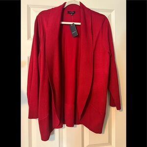 Brand new beautifully red Verve Ami cardigan. Size 1X.